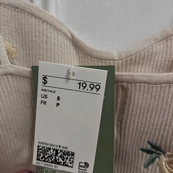 Floral embroidered tank top - Picture 2 of 2